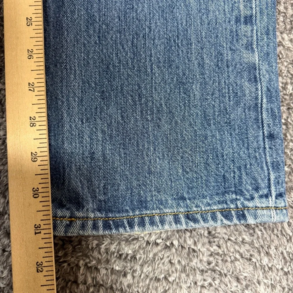 Levis 501 Mens Jeans 33x32 Straight Fit Button Fly Medium‎ Wash Denim